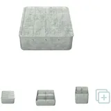 USM Haller USM Set Inos Box hoch, 500, mit Tablett Hellgrau