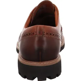 CLARKS Batcombe Wing Derbys, Braun (Dark Tan Lea), 40 EU