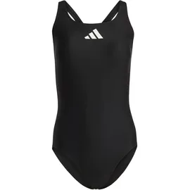 adidas 3 Bar Logo Badeanzug Black / White 44
