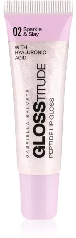 Gabriella Salvete Glosstitude Peptide Lip Gloss Hydratisierendes Lipgloss Farbton 02 Sparkle & Slay 10 ml