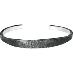 KUZZOI Herren Armreif Handgefertigt Used Look 925 Silber Herrenschmuck   