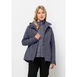 Jack Wolfskin 3-in-1-Funktionsjacke GEISSHORN 3IN1 JKT W (2 teilig) grau XS (34)