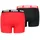 Puma Basic Boxer red/black S 2er Pack