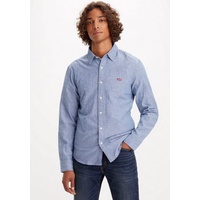 Levi's Battery Housemark Slim Langarmhemd Navy Peony L