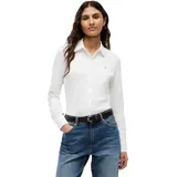 Tommy Hilfiger Hemdbluse Slim Fit Ecru XL