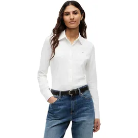 Tommy Hilfiger Hemdbluse Slim Fit Ecru XL