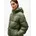 Steppjacke XL 42 grün pewter grün Web Obermaterial 100 Nylon unifarben regular fit wadenlang Jacken Steppjacke