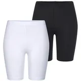 vivance active by lascana Radlerhose Damen 1x weiß, 1x schwarz Gr.48/50