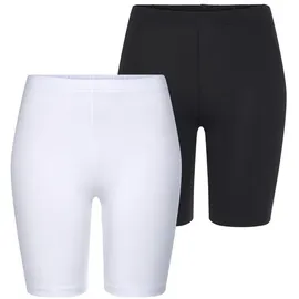 vivance active by lascana Radlerhose Damen 1x weiß, 1x schwarz Gr.48/50