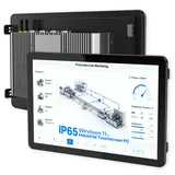 NORQIN 18,5-Zoll Eingebauter Industrie Panel PC,All-in-One Fanless Touchscreen Computer,IP65 Kapazitiv Monitor,1920×1080 FHD,Windows 11 Pro,für Kioske,Fabriken,Automatisierung(I7 10th Gen,8G+256G)