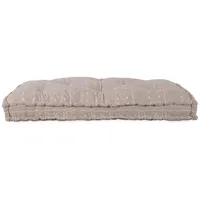 VidaXL Palettenkissen Hellbraun 120x80x12 cm Stoff