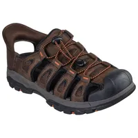 SKECHERS Outdoorsandale »TRESMEN-NORVICK«, Trekking Sandale mit Slip-ins Funktion Skechers dunkelbraun