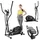 trex sport Crosstrainer für zuhause TX-400CT DASH | Ellipsentrainer mit 10-stufigen Widerstand, Pulssensoren, Display, Tablet-Halterung | leise, bis 120kg