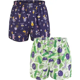 Lousy Livin Coconut & Cocktails Boxershorts Grün S