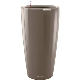 LECHUZA Rondo 32 Komplettset Ø 32 x 56 cm taupe hochglanz