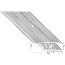 Kügele Alu-Übergangsprofil STS 33 - silber eloxiert