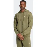 Adidas Trefoil Essentials Reißverschlusspullover Olive Strata S
