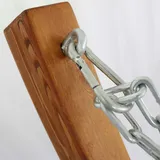 oviala business Oviala Hängematte mit Ständer aus Holz,