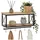 CARO-Möbel Wandgarderobe Armando 62 x 35 x 20 cm Braun