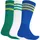 adidas 3-Streifen Cushioned Sportswear Crew Socken 3er Pack bold green/bold blue/bright yellow 37-40
