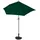 MCW Sonnenschirm halbrund Lorca, Halbschirm Balkonschirm, UV 50+ Polyester/Alu 3kg ~ Sichtschutz, Sonnenschirme