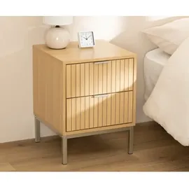 5five simply smart Nachtschrank Tasso 40 x 40 x 52,5 cm Naturbeige