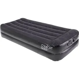 BESTWAY Velours-Single-Gästebett 97 x 191 cm - Schwarz