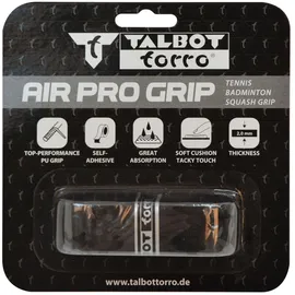 Talbot Torro Talbot-Torro Griffband Air Pro Grip, selbstklebend, 1,15m x 2,5cm, schwarz, rutschfest