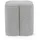 BIZZOTTO Pouf Cointa Boucle-Stoff 40 x 45 x 40 cm Grau
