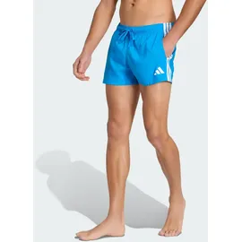 adidas 3-Streifen Badeshorts Bright Blue/White M