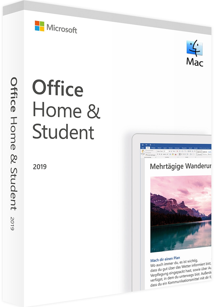 Microsoft Office 2019 Home and Student | Mac / Windows | Zertifiziert