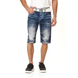 Cipo & Baxx CIPO & BAXX, Herren, Gr. 29, N-Gr, blau, Denim/Jeans, Obermaterial: 100% Baumwolle, regular fit knielang, Jeans, Baumwolle, regular fit