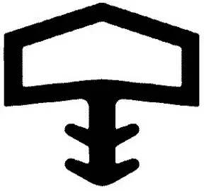 TRELLEBORG Zimmertür-Dichtung L3001,TSP-Flex rustikal-braun
