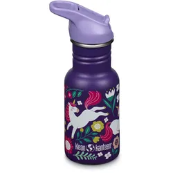 Klean Kanteen 355ml Flip Sport Cap Kindertrinkflasche - STK - Leaping Unicorn