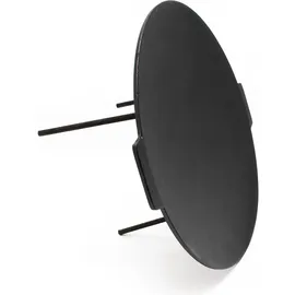 Wiltec Grillplatte rund Ø 44 cm Gusseisen schwarz