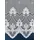 WECKBRODT Gardine WECKBRODT "Weimar" Gr. 7, weiß, B:750cm H:145cm, Jacquard, Polyester, Gardinen, Gardine, Jacquard, Bogenstore, floral, Halbtransparent, Sockel, Bordüre, Store