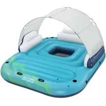 BESTWAY Badeinsel Hydro Force Sonnenlounge 5 Personen aufblasbar Poolinsel