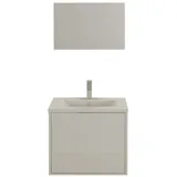 Jet-Line Linz 60 cm in Weiß SMC-Waschbecken und Unterschrank