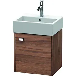 Duravit Brioso Waschtischunterbau BR4050R1079 434x339mm, Nussbaum Natur/Chrom, Tür rechts