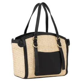 Valentino Demetra Henkeltasche Kunstleder Beige/Black