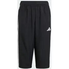 adidas Tiro 25 Essentials Woven 3/4-Trainingshose Kinder - Black / White - 164