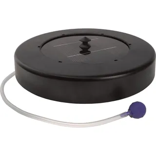 Mauk Solar Teichbelüfter | Oxydator inkl. Sauerstoffstein | Schwarz 0,8W