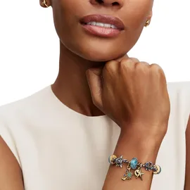 Pandora Krabbe Zirkonia blau/gold/türkis 764684C01
