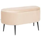 Atmosphera Créateur d'intérieur Polsterhocker SOLARO 100 x 40 x 53 cm Beige