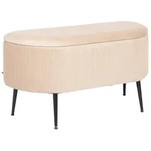 Atmosphera Créateur d'intérieur Polsterhocker SOLARO 100 x 40 x 53 cm Beige