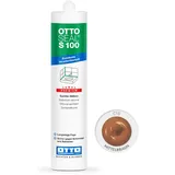 Otto-Chemie OTTOSEAL S100 Premium-Sanitär-Silikon 300 ml Kartusche C15 mittelbraun