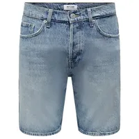 ONLY & SONS Jeans-Shorts "Edge" in Blau XL