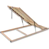 Betten-ABC Madera Lattenrost für Bettkastenfunktion 28 Federleisten, Birkenschichtholz Größe: 90 x 200 cm, Schlafzimmer, Lattenroste
