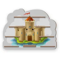 Tonie Regal „Ritterburg“ - für Toniebox  &  Tonies; inkl. 40 Metallplättchen