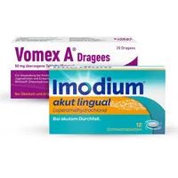 IMODIUM akut lingual + Vomex A Dragees 1 Set